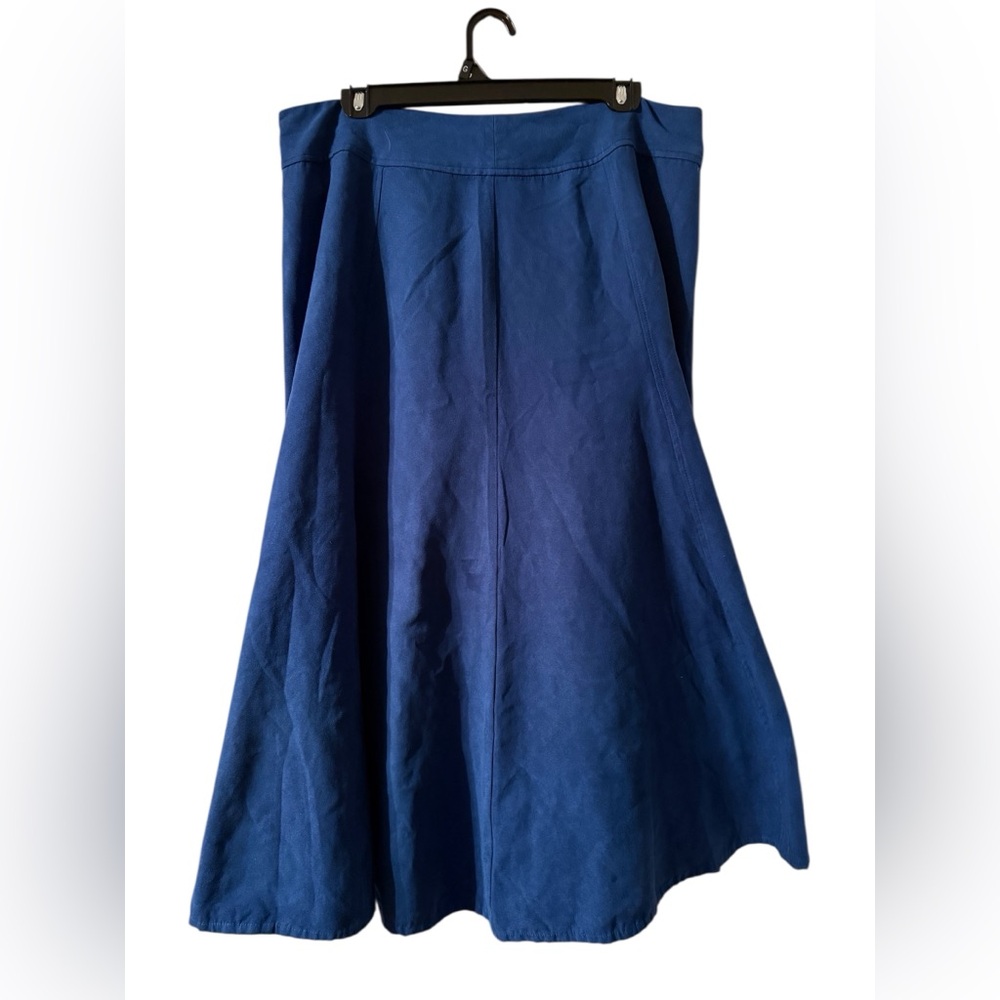 Studio Works Navy A-Line Skirt